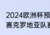 2024欧洲杯预选赛赛程（欧洲杯预选赛克罗地亚队赛程）