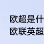 欧超是什么意思（意甲法甲德甲欧冠欧联英超有什么区别）