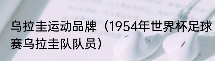 乌拉圭运动品牌（1954年世界杯足球赛乌拉圭队队员）