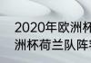 2020年欧洲杯荷兰战绩（2000年欧洲杯荷兰队阵容）