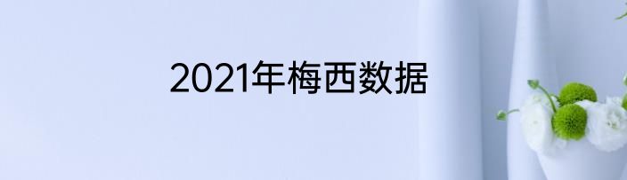 2021年梅西数据