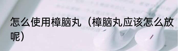 怎么使用樟脑丸（樟脑丸应该怎么放呢）