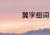 翼字组词（用翼字组词）