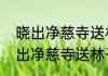 晓出净慈寺送林子方写哪个季节（晓出净慈寺送林子方是什么季节写的）