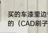 买的车漆里边带了个小毛刷是干嘛用的（CAD刷子是什么命令）