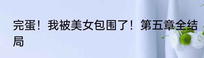 完蛋！我被美女包围了！第五章全结局