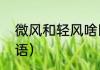 微风和轻风啥区别（微风什么补充词语）