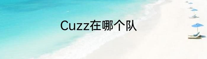 Cuzz在哪个队