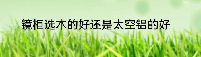 镜柜选木的好还是太空铝的好