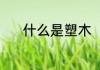 什么是塑木（什么是木塑材料）