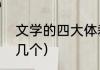 文学的四大体裁（四大文学体裁是哪几个）
