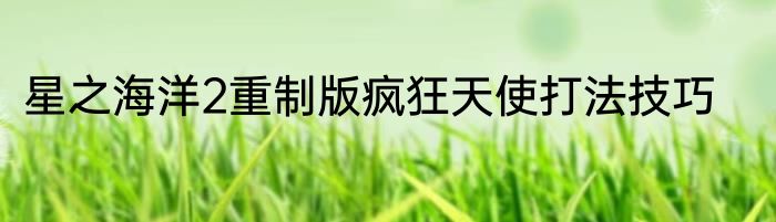 星之海洋2重制版疯狂天使打法技巧