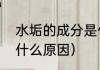 水垢的成分是什么（水壶里有水垢是什么原因）