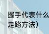 握手代表什么数字好（正确牵宝宝手走路方法）