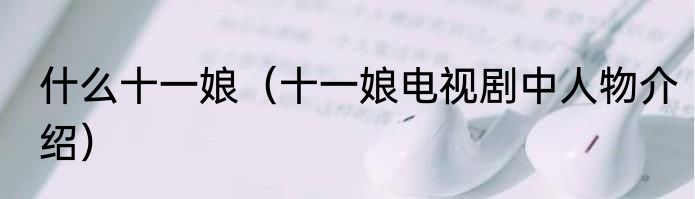 什么十一娘（十一娘电视剧中人物介绍）
