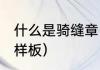 什么是骑缝章，样板（什么是骑缝章，样板）