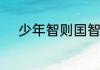 少年智则囯智里则的意思是什么