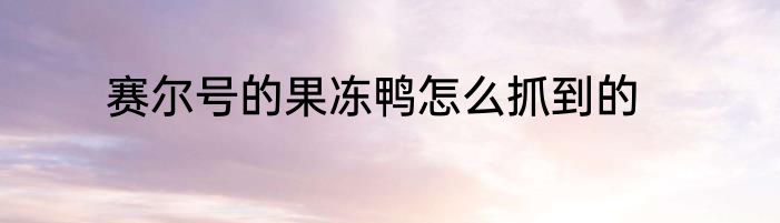 赛尔号的果冻鸭怎么抓到的