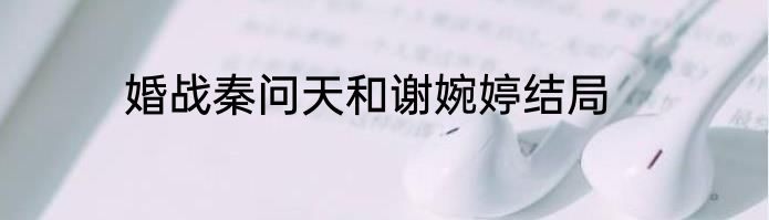 婚战秦问天和谢婉婷结局