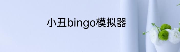 小丑bingo模拟器
