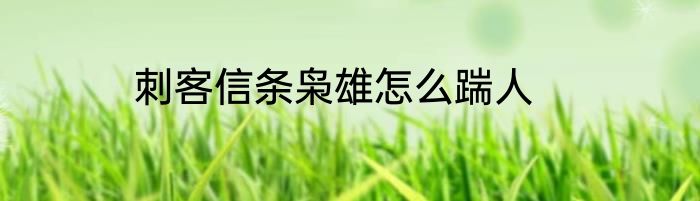 刺客信条枭雄怎么踹人
