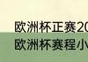 欧洲杯正赛2023几月份开始　2024欧洲杯赛程小组赛有几轮