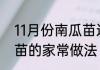 11月份南瓜苗还可以吃吗　广西南瓜苗的家常做法