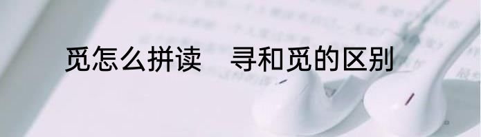 觅怎么拼读　寻和觅的区别