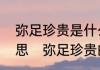 弥足珍贵是什么意弥足珍贵是什么意思　弥足珍贵的弥是什么意思