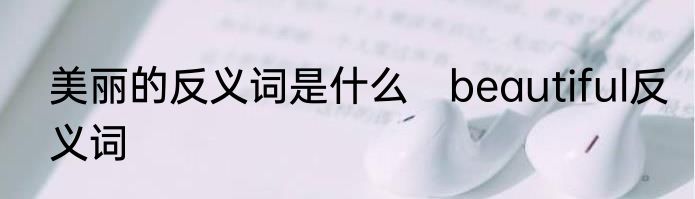 美丽的反义词是什么　beautiful反义词