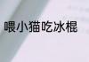 喂小猫吃冰棍　可以给小猫吃冰棍吗