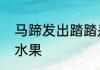 马蹄发出踏踏是第几声　马蹄是什么水果