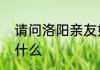 请问洛阳亲友如相问的下一句诗句是什么