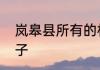 岚皋县所有的村子　岚皋县所有的村子
