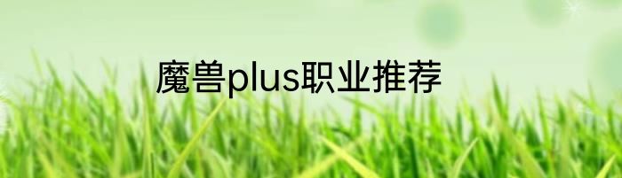魔兽plus职业推荐