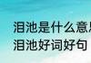 泪池是什么意思　爱丽丝梦游仙境眼泪池好词好句