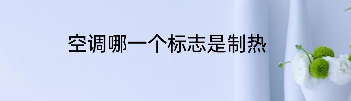 空调哪一个标志是制热