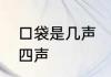 口袋是几声　口袋的袋是轻声还是第四声
