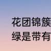 花团锦簇的近义词、反义词　花红柳绿是带有反义词的成语