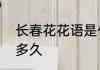 长春花花语是什么，花叶蔓长春花期多久