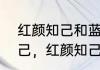 红颜知己和蓝颜知己的区别　蓝颜知己，红颜知己的区别是什么