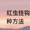 红虫挂钩的几种方法　红虫挂钩的几种方法