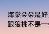 海棠朵朵是好人还是坏人　海棠朵朵跟狼桃不是一伙的