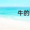 牛的口号　牛的宣传标语