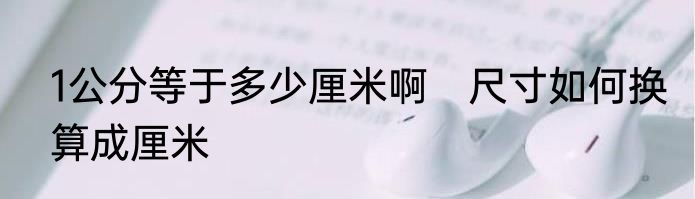 1公分等于多少厘米啊　尺寸如何换算成厘米