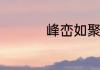 峰峦如聚波涛如怒理解