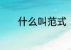 什么叫范式　范式是什么意思