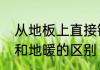 从地板上直接铺地热可以吗　地辐热和地暖的区别