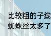 比较粗的子线可以做主线用吗　饥荒蜘蛛丝太多了怎么办