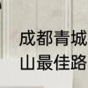 成都青城山好玩吗　成都市区去青城山最佳路线